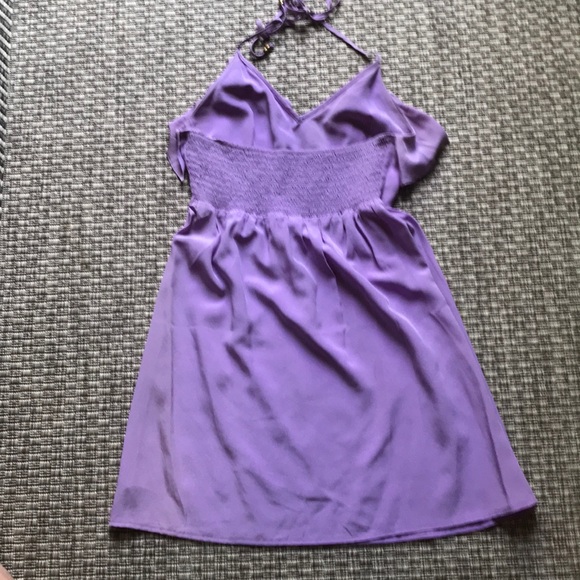 Alice and Trixie Lilac Halter Dress - Picture 2 of 3